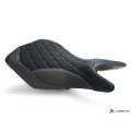 LUIMOTO DIAMOND Rider Seat Covers for the YAMAHA YZF-R3 (15-24), YZF-R25 (14-20), and MT-03 (20-23)